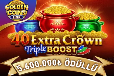 40 Extra Crown Triple Boost Golden Coins Link